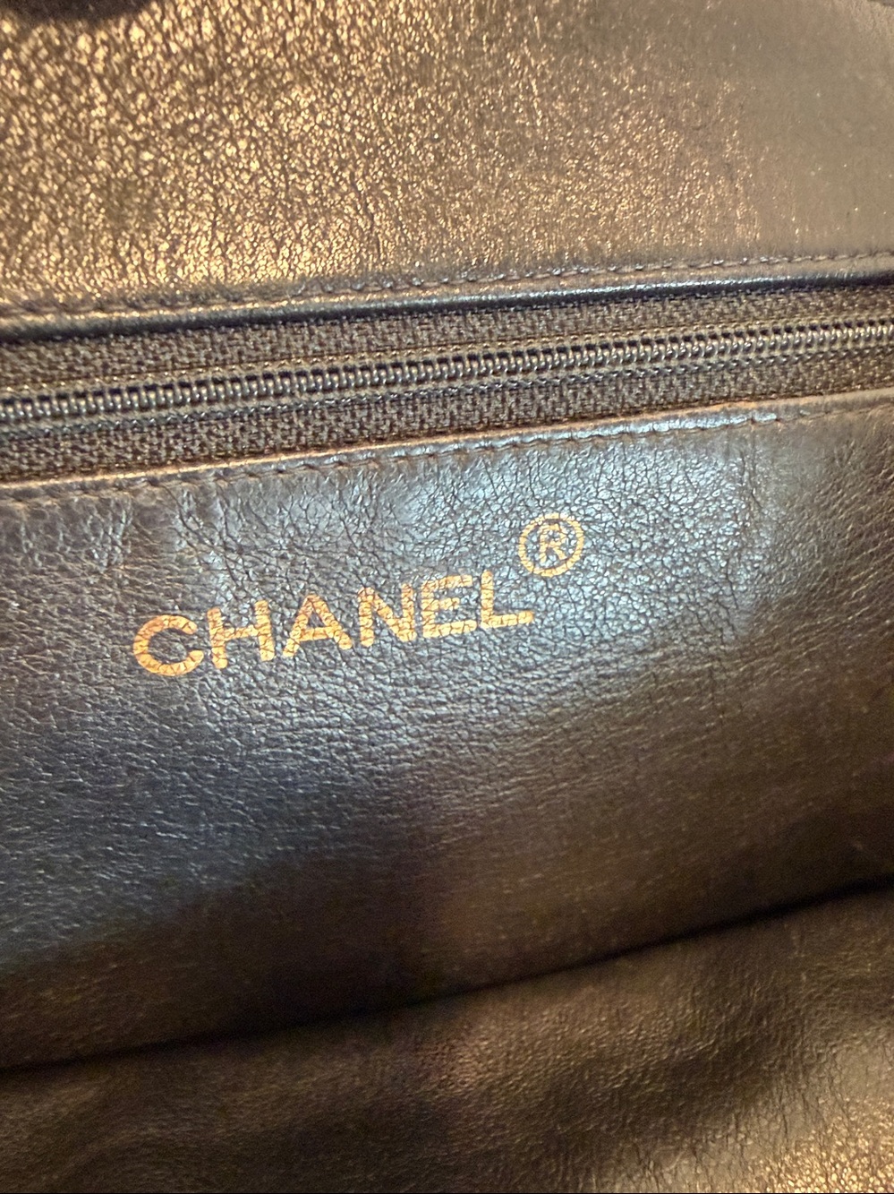 Chanel Black Leather Tote - Picture 8 of 9
